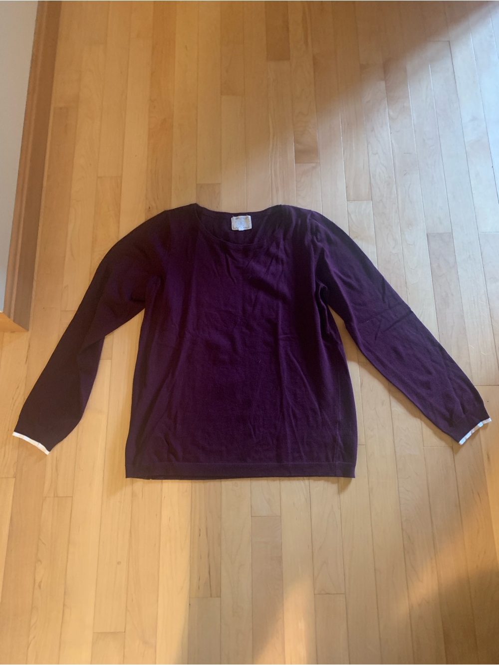 Absolutely Women's Crewneck Sweater in Deep Plum